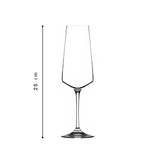 RCR Luxion Professional Aria Champagner Flute, 6er-Pack