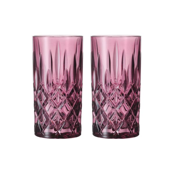 Nachtmann Noblesse Longdrink Glas Berry, 2er-Set