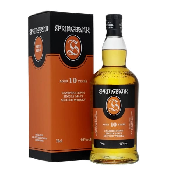 Springbank 10 Years Single Malt Whisky 70cl