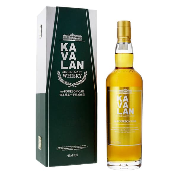Kavalan Single Malt Whisky ex-Bourbon Oak avec emballage 70cl