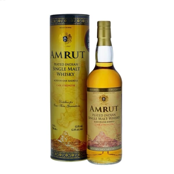 Amrut Indian Peated Cask Strength Single Malt 70cl