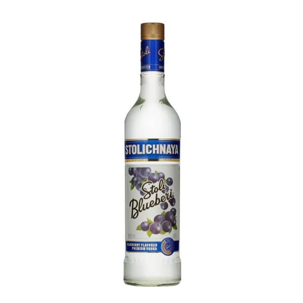 Stolichnaya Blueberi Flavored Vodka 70cl