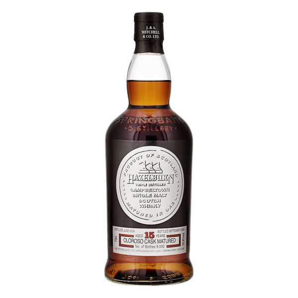 Hazelburn 15 Years Oloroso Cask Matured Single Malt Whisky 2023 Edition 70cl