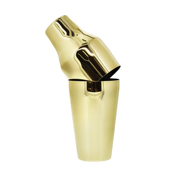 Two Stage Cocktail Shaker Gold 65cl