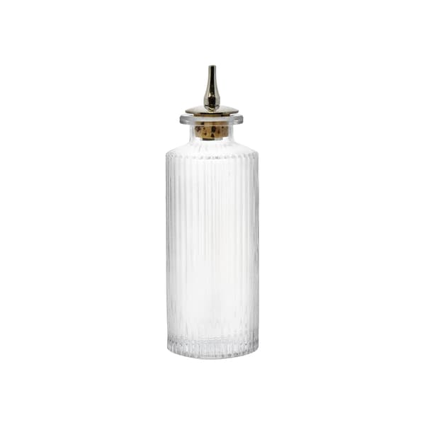 Bouteille Bitter long avec bec verseur argenté 15cl