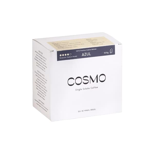 Cosmo Coffee Single Estate Azul grains de café 500g