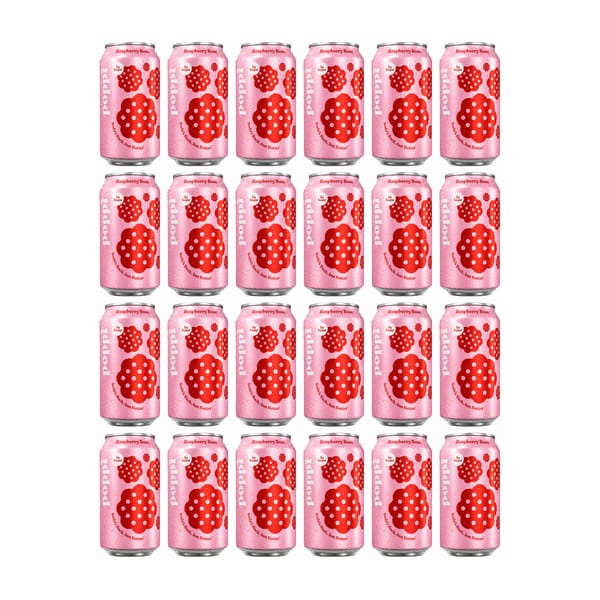 Poppi Raspberry Rose Soda 33cl 24er Pack