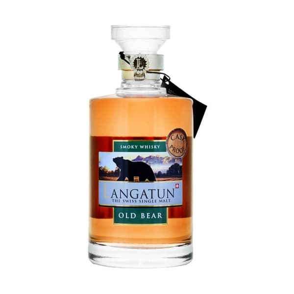 Langatun Old Bear Whisky Smoky Cask Proof 62.9% 50cl