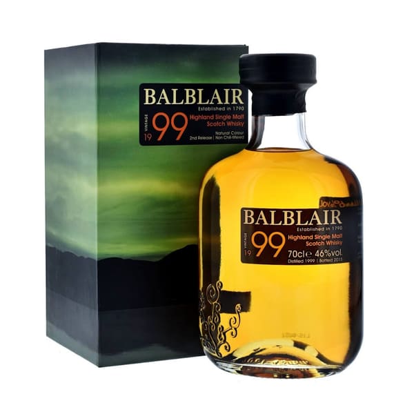 Balblair 1999 Single Malt Whisky 2nd Release 70cl
