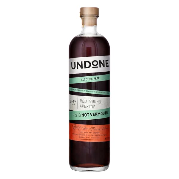 UNDONE No. 9 Red Torino Aperitif sans alcool (not Red Vermouth) 70cl