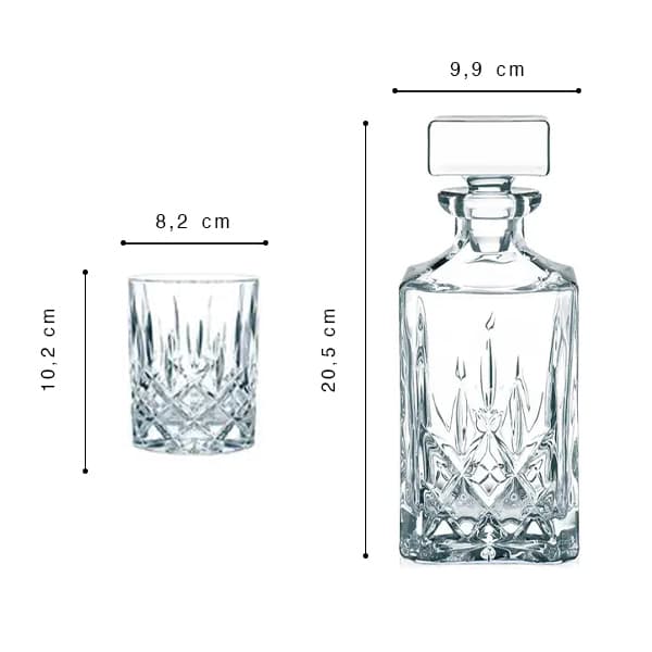 Nachtmann Noblesse Whiskyset, dreiteilig