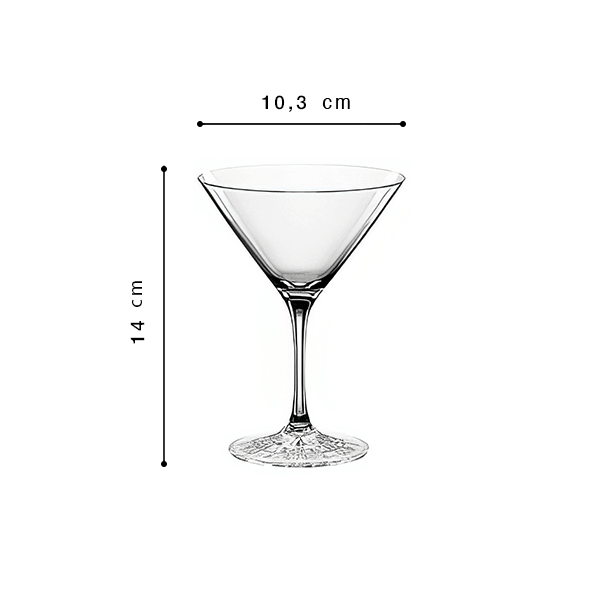 Spiegelau Perfect Serve Collection Cocktail Martini Glass, 4er-Set