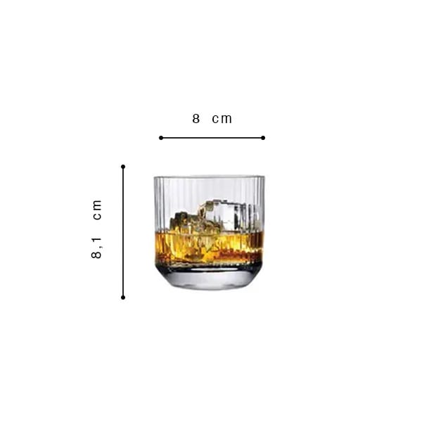 Nude Big Top Whisky Glas SOF 4er-Pack