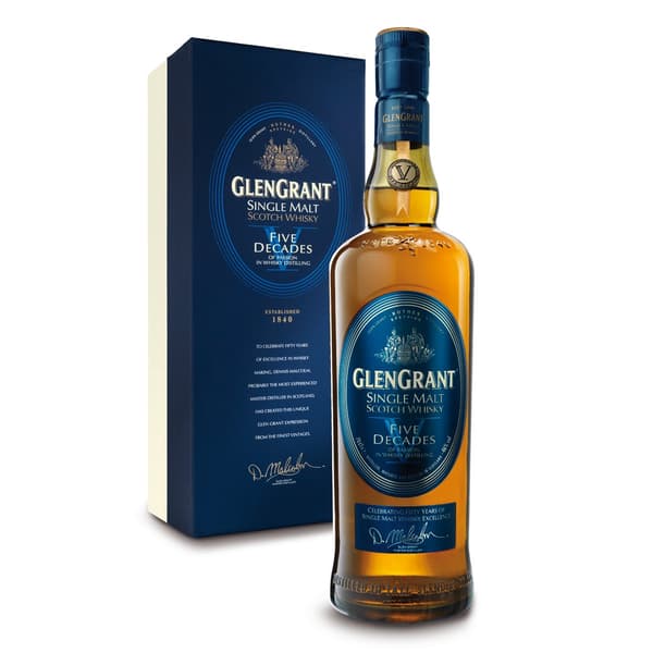 Glen Grant Five Decades Single Malt Whisky 70cl