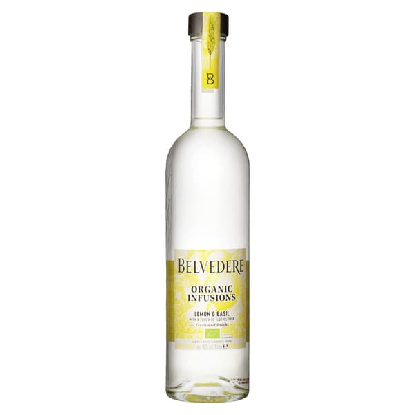 Belvedere Organic Infusions Lemon & Basil Vodka 100cl