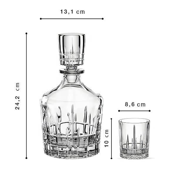 Spiegelau Perfect Serve Collection Set à Whisky, en trois parties