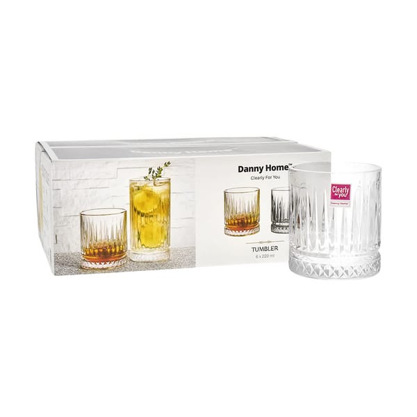 Danny Home Verre à whisky 22.5cl, pack de 6