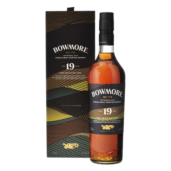 Bowmore 19 Years Pinot Noir Cask Single Malt Whisky 70cl