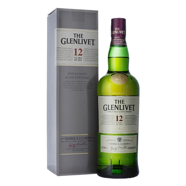 The Glenlivet 12 Years Single Malt Whisky 70cl