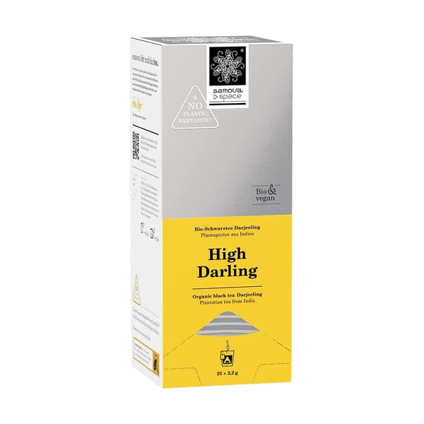 Samova High Darling Sapce Boîte de 25 sachets de thé noir bio