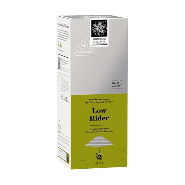 Samova Low Rider Space Boîte de thé vert bio avec 25 sachets de thé