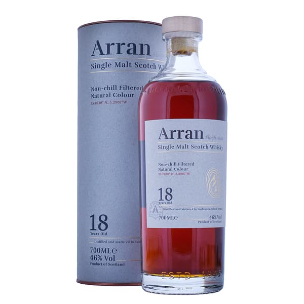 Arran 18 Years Single Malt Whisky 70cl