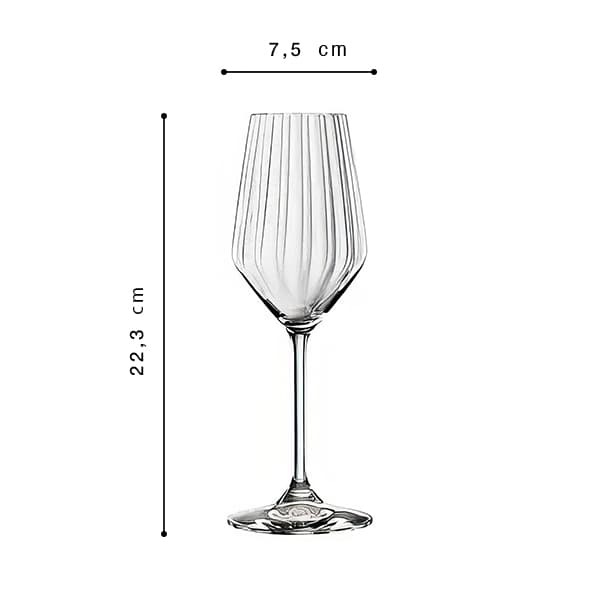 Verre à Champagne Lifestyle de Spiegelau, Pack de 4