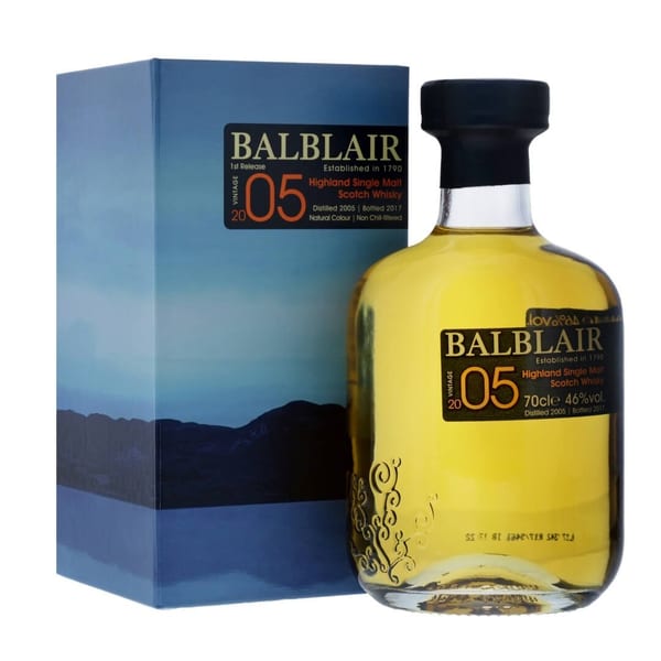 Balblair 2005 Vintage Single Malt Whisky 70cl
