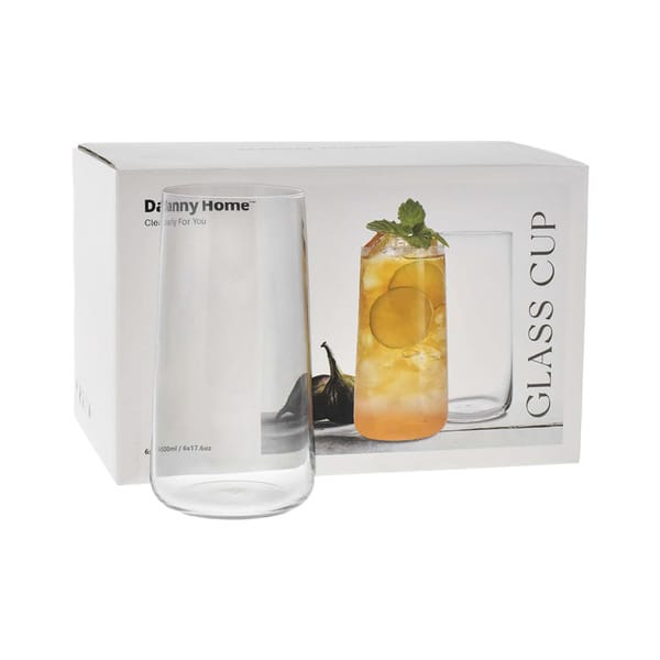 Danny Home Universal Bar-Trinkglas 52.5cl 6er-Set
