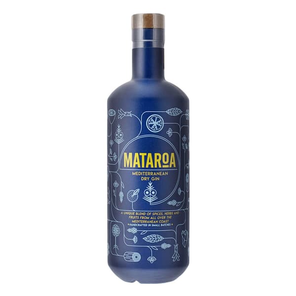 Mataroa Mediterranean Dry Gin 70cl
