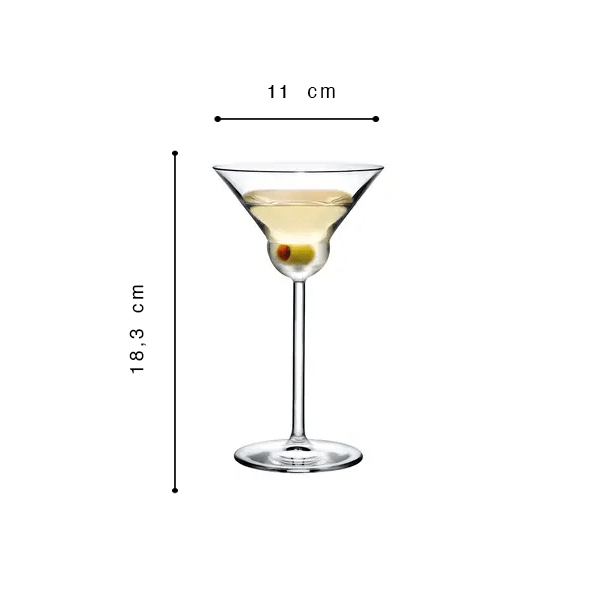 Nude Vintage Martiniglas Rounded 2er-Pack