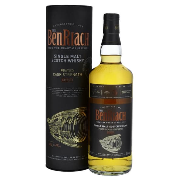 Benriach Peated Cask Strength Batch 1 Whisky 70cl