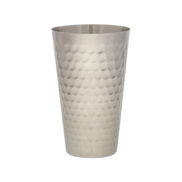 Edelstahl-Tumbler in Silber gehämmert 35cl