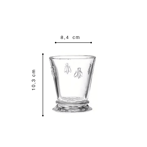 La Rochère Abeille Verres à boisson 26cl Pack de 4