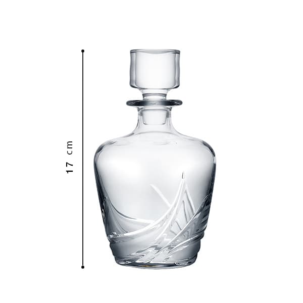 RCR Crystal Da Vinci Cetona Whisky Decanter 85cl