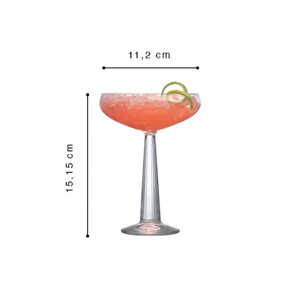 Nude Big Top Coupe Glas 2er-Pack