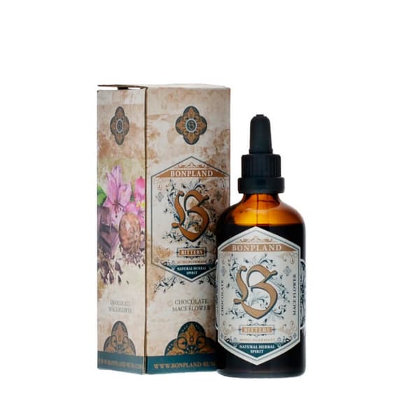 Bonpland Rum Bitters Chocolate Mace Flower 10cl