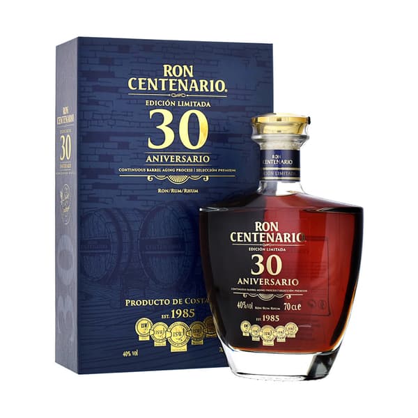 Centenario Edicion Limitada 30 Años Sistema Solera Rum 70cl