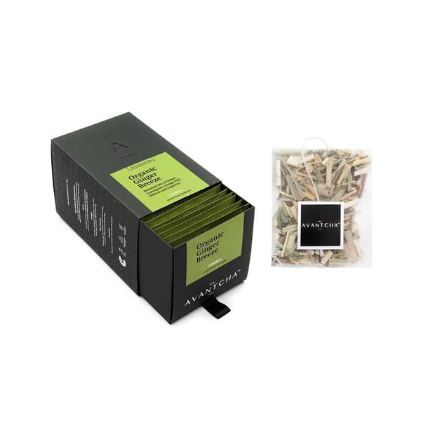 Avantcha Organic Ginger Breeze Ginger Tea Box mit 20 Teebeutel