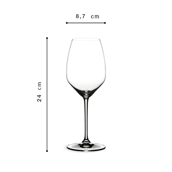 Riedel Extreme Riesling Verre à Vin Blanc 46cl, Pack de 2