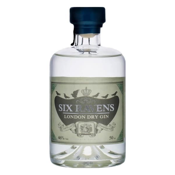 Six Ravens London Dry Gin 50cl
