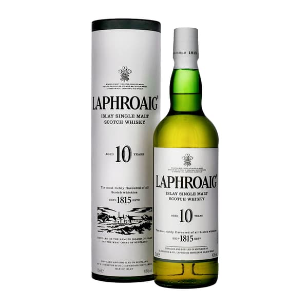 Laphroaig 10 Years Single Malt Whisky 70cl