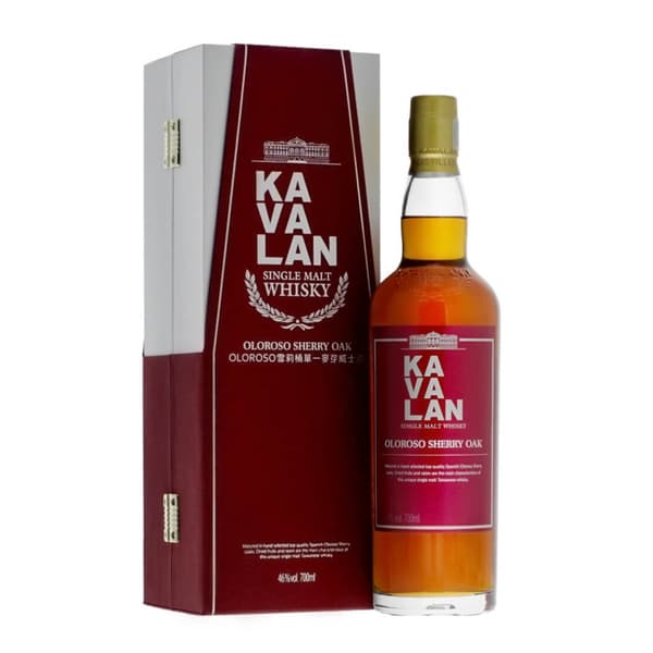Kavalan Single Malt Whisky Sherry Oak avec emballage 70cl