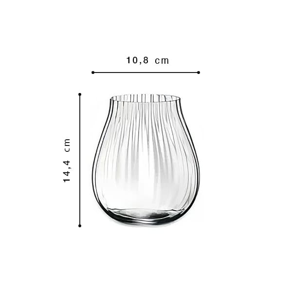 Riedel Optical O Gin Ensemble, quatre pièces