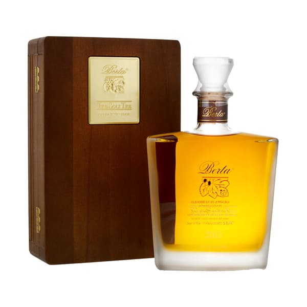 Grappa Berta Tre Soli Tre (mit Holzkiste) 70cl