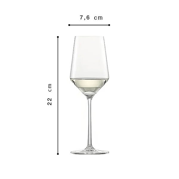 Zwiesel Glas Riesling Verre à vin blanc Pure 30cl Pack de 2