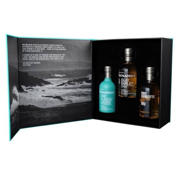 Bruichladdich The Wee Laddie Single Malt Whisky Set 3x20cl