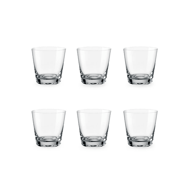 Bohemia Crystal Glass Jive D.O.F. Whiskyglas 54cl, 6er-Set