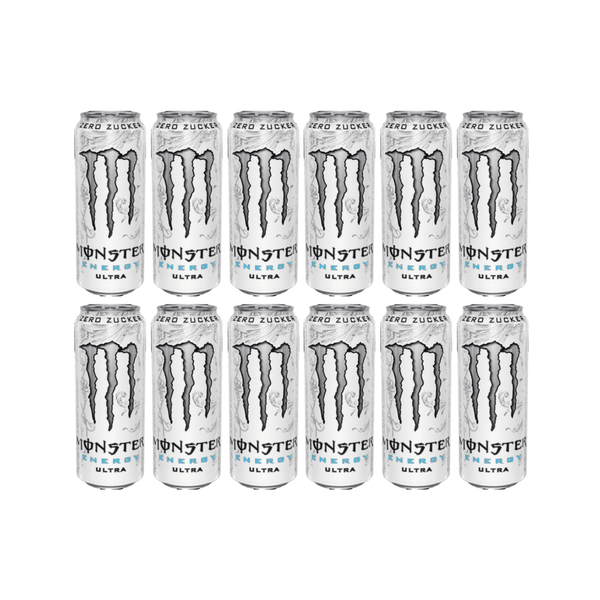 Monster Energy Drink Ultra White Sugarfree 50cl Pack de 12