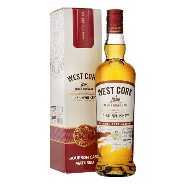 West Cork Bourbon Cask Whiskey 70cl